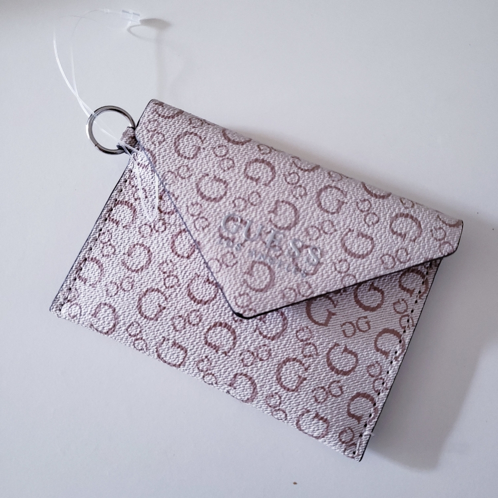 GUESS NWOT Monogram Coin Pouch- O/S